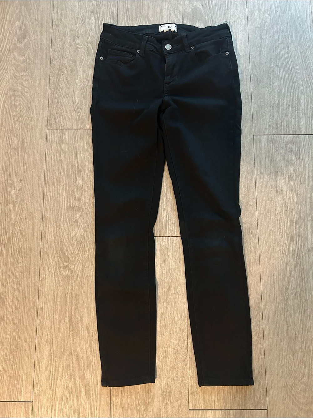 Paige Denim Black Skinny Jeans